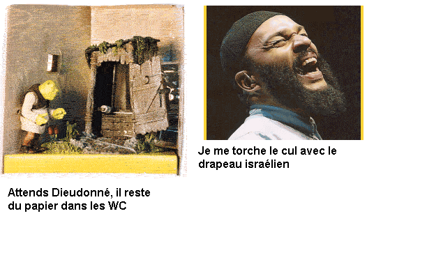 Drapeau isra&eacute;lien rel&eacute;gu&eacute; au rang de papier toilettes