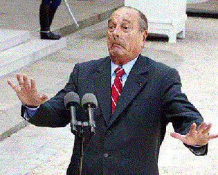 Mr le Pr&eacute;sident Chirac garant de la souverainet&eacute; fran&ccedil;aise